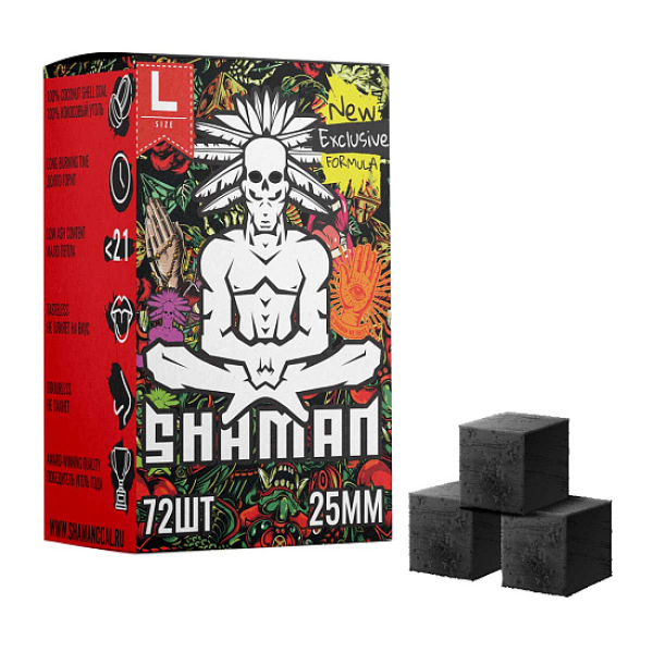 Кокосовый уголь Shaman 25мм в Петрозаводске