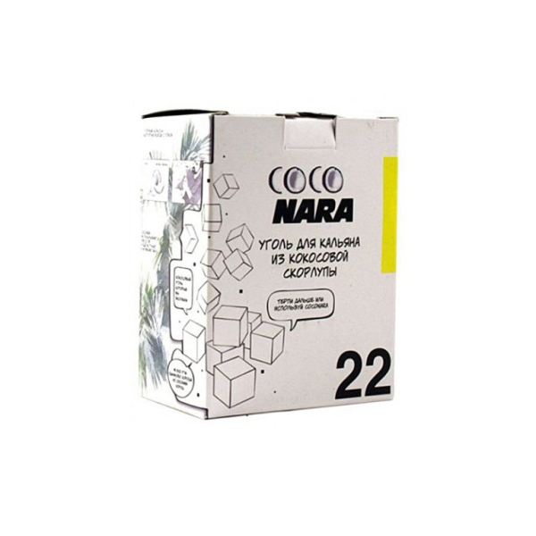 Уголь CocoNara 22мм для кальяна - 24 шт в Петрозаводске