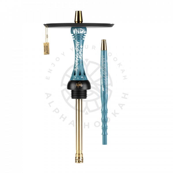 Кальян Alpha Hookah X VNDL Azure Синий (42 см) в Петрозаводске