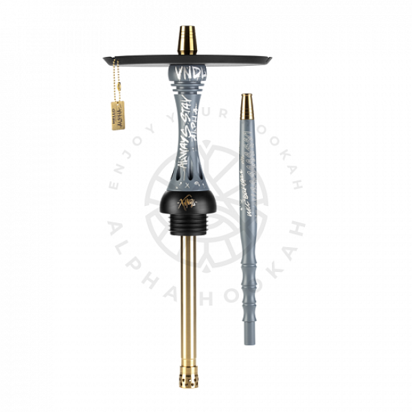 Кальян Alpha Hookah X VNDL Nardo Grey Серый (42 см) в Петрозаводске