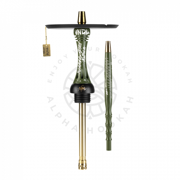 Кальян Alpha Hookah X VNDL Olive Зелёный (42 см) в Петрозаводске