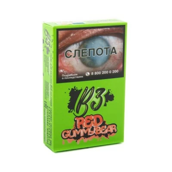 Табак B3 Red Gummy Bear (Красные Мишки Гамми) 50 гр в Петрозаводске