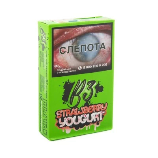 Табак B3 Strawberry Youghurt (Клубничный Йогурт) 50 гр в Петрозаводске