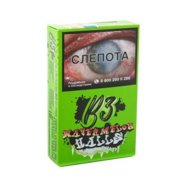 Табак B3 Watermelon Halls (Ледяной Арбуз и Дыня) 50 гр в Петрозаводске