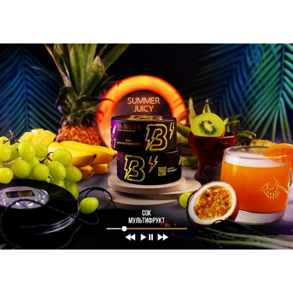 Табак Banger Summer Juicy 100 грамм в Петрозаводске