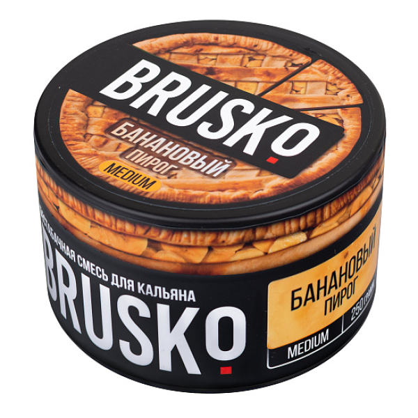 Смесь BRUSKO БАНАНОВЫЙ ПИРОГ (MEDIUM) 250 гр в Петрозаводске