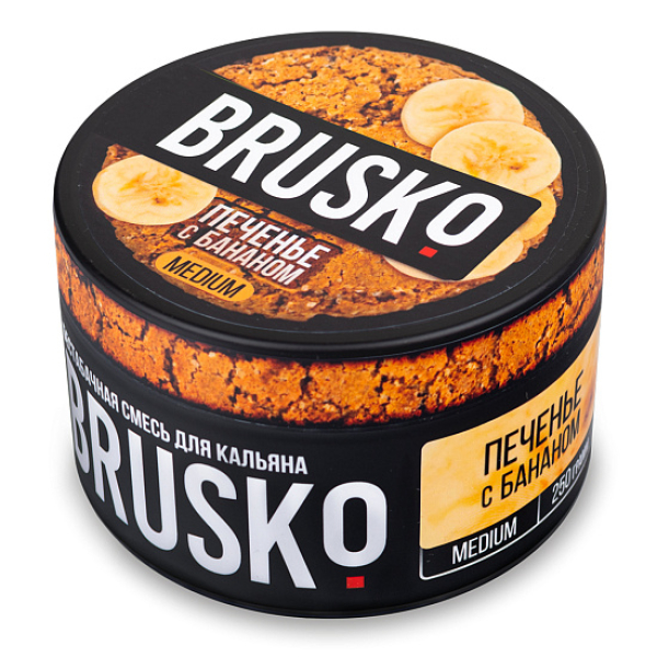 Смесь BRUSKO ПЕЧЕНЬЕ С БАНАНОМ (MEDIUM) 250 гр в Петрозаводске