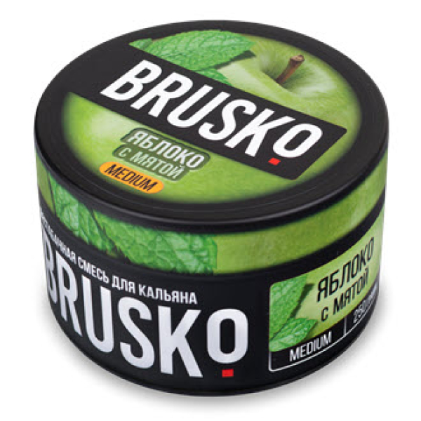 Смесь BRUSKO ЯБЛОКО С МЯТОЙ (MEDIUM) 250 гр в Петрозаводске