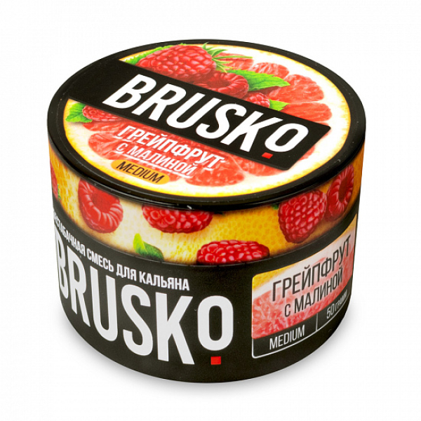 Смесь Brusko Medium Грейпфрут с малиной 50 грамм в Петрозаводске