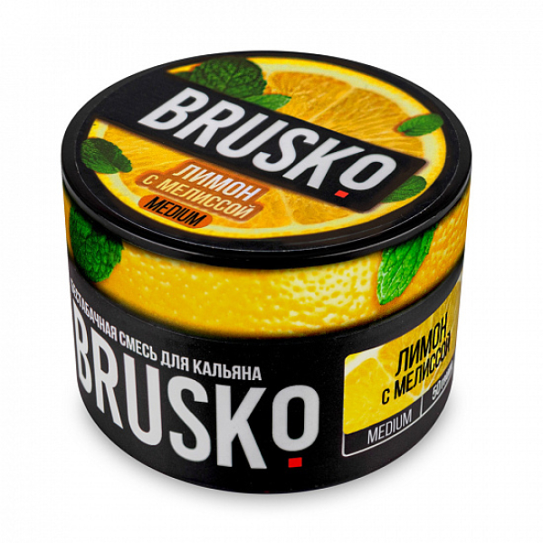 Смесь Brusko Medium Лимон мелисса 50 грамм в Петрозаводске
