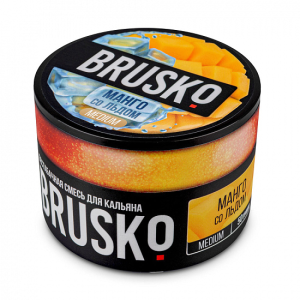 Смесь Brusko Medium Манго лед 50 грамм в Петрозаводске