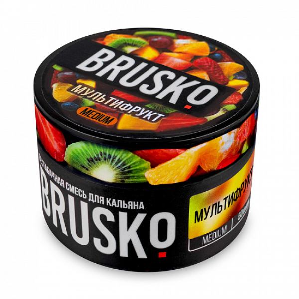 Смесь Brusko Medium Мультифрукт 50 грамм в Петрозаводске