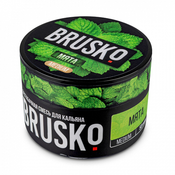 Смесь Brusko Medium Мята 50 грамм в Петрозаводске