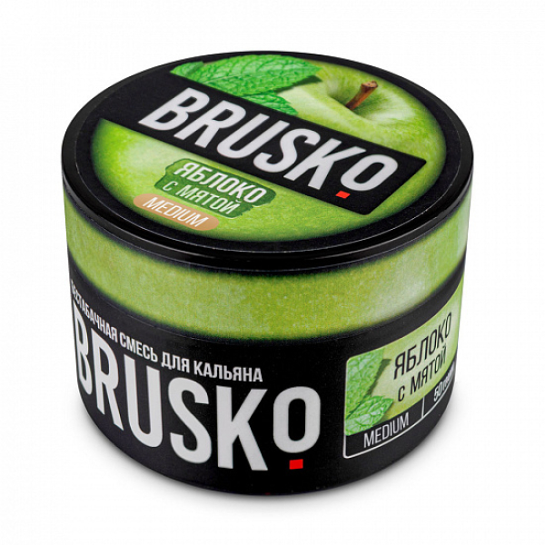Смесь Brusko Medium Яблоко с мятой 50 грамм в Петрозаводске