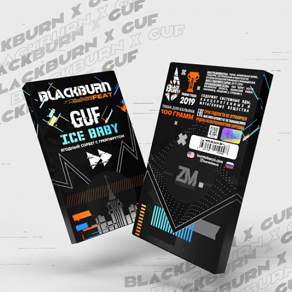 Табак Blackburn GUF Ice Baby 100 грамм в Петрозаводске