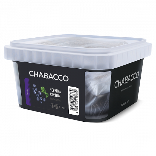 Смесь Chabacco Medium Blueberry Mint (Черника с Мятой) 200 гр в Петрозаводске