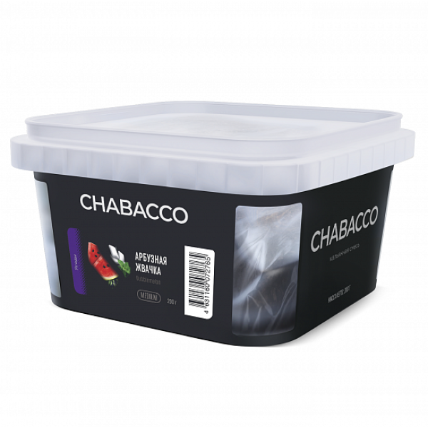 Смесь Chabacco Medium Watermelon Gum (Арбузная Жвачка) 200 гр в Петрозаводске