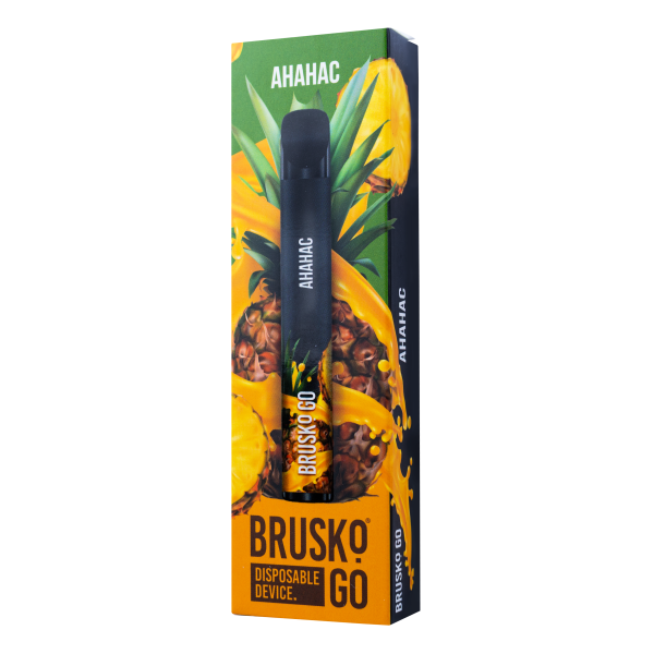 Одноразовая электронная сигарета Brusko Go Ананас 800 затяжек в Петрозаводске