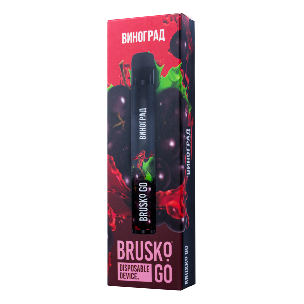 Одноразовая электронная сигарета Brusko Go Виноград 800 затяжек в Петрозаводске