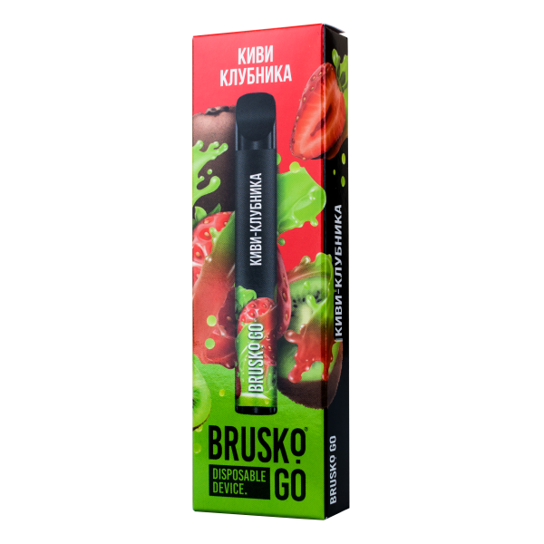 Одноразовая электронная сигарета Brusko Go Киви Клубника 800 затяжек в Петрозаводске