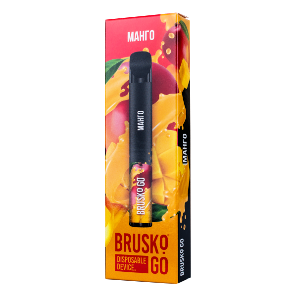 Одноразовая электронная сигарета Brusko Go Манго 800 затяжек в Петрозаводске