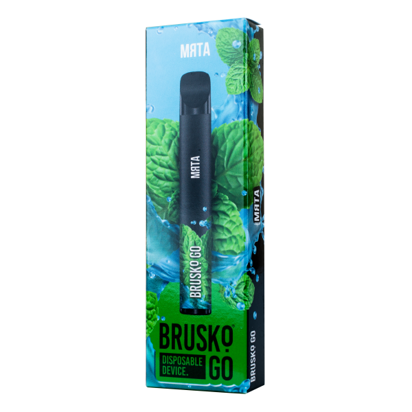 Одноразовая электронная сигарета Brusko Go Мята 800 затяжек в Петрозаводске