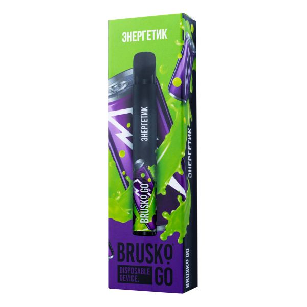 Одноразовая электронная сигарета Brusko Go Энергетик 800 затяжек в Петрозаводске