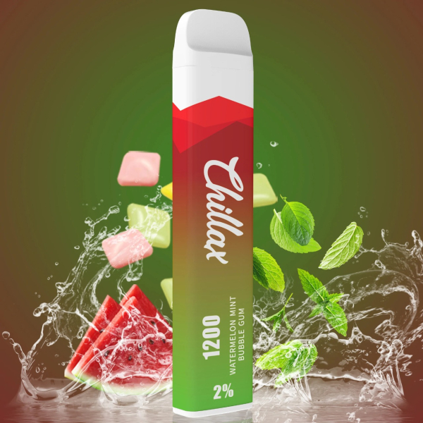 Chillax Watermelon Mint bubble gum (Арбуз Мятная жвачка), 1200 тяг в Петрозаводске