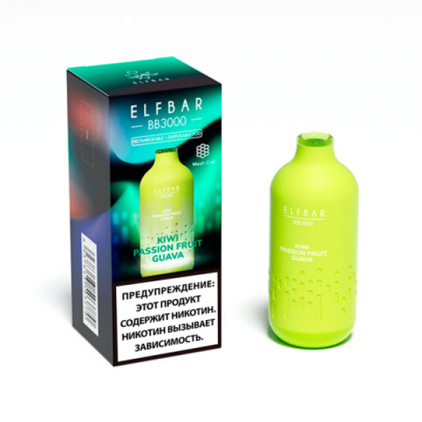 Elfbar BB3000 Киви маракуйя гуава, 3000 тяг в Петрозаводске