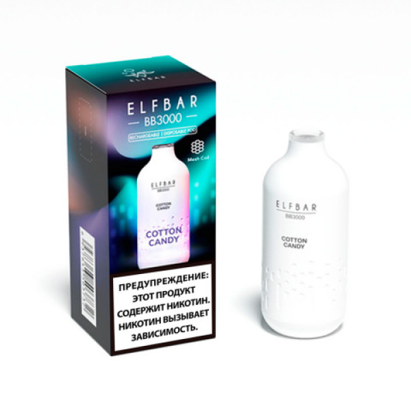 Elfbar BB3000 Сахарная вата, 3000 тяг в Петрозаводске