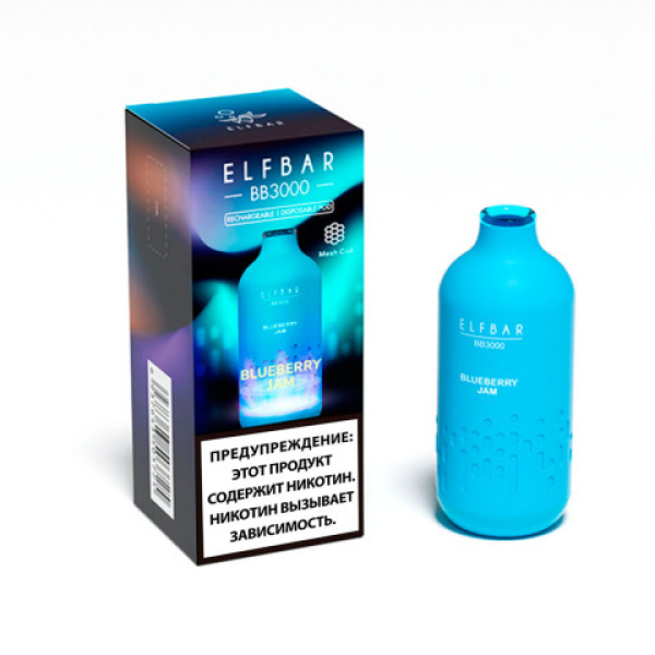 Elfbar BB3000 Черничный джем, 3000 тяг в Петрозаводске
