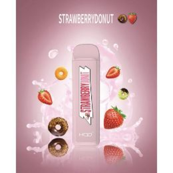 HQD MEGA Strawberry Donut (Клубничный Пончик), 1800 тяг в Петрозаводске