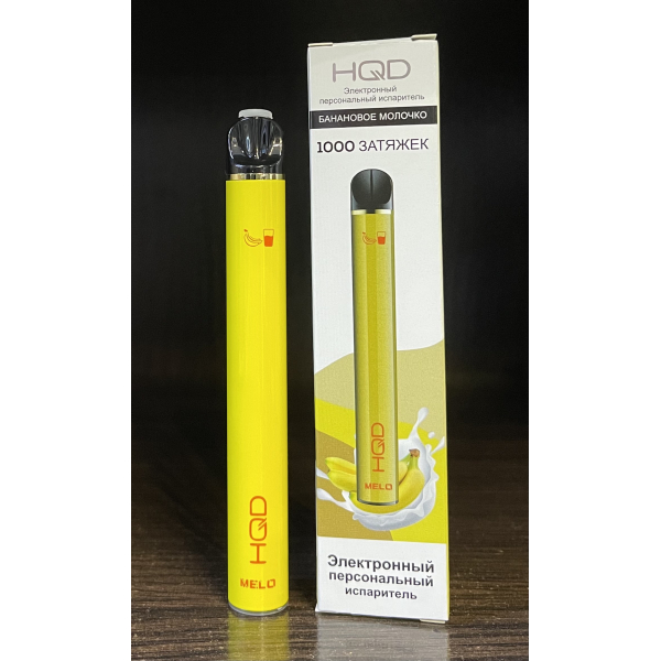 HQD melo banana milk (банановое молочко) 1000 затяжек в Петрозаводске