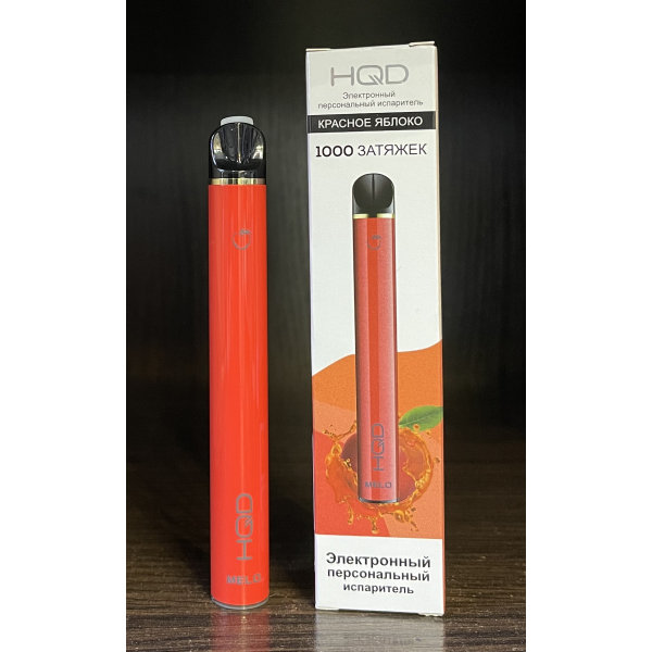 HQD melo red apple (красное яблоко) 1000 затяжек в Петрозаводске