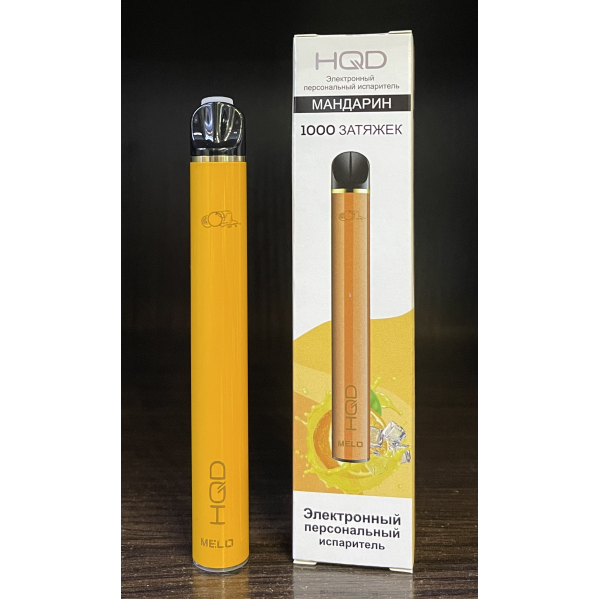 HQD melo tangerine (мандарин) 1000 затяжек в Петрозаводске
