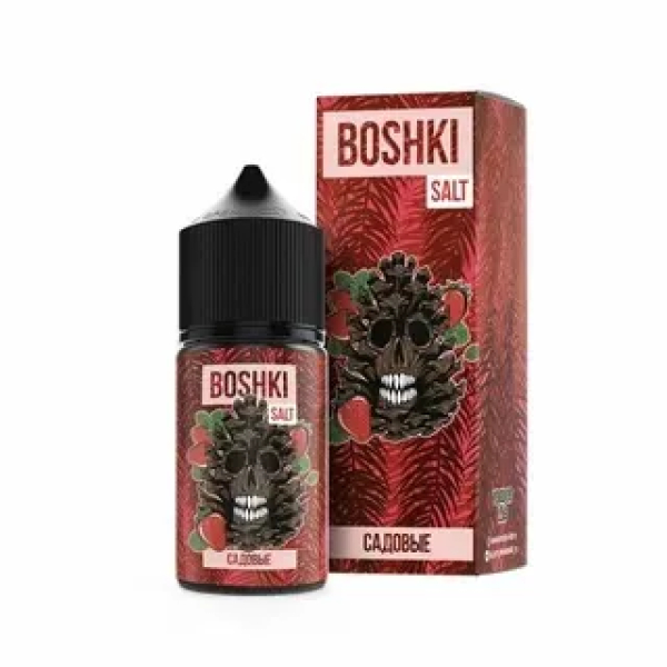 Жидкость BOSHKI Salt Садовые (клубника хвоя) (30 мл, 20 мг/мл) в Петрозаводске