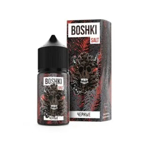 Жидкость BOSHKI Salt Черные (кола хвоя) (30 мл, 20 мг/мл) в Петрозаводске