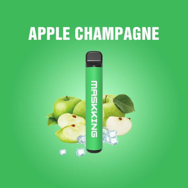 Одноразовая электронная сигарета Maskking High Pro Apple Champagne (Яблочное Шампанское) 1000 затяжек в Петрозаводске