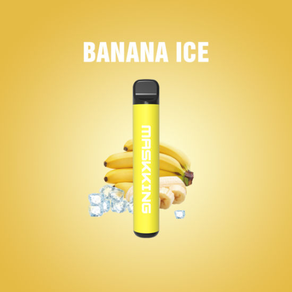 Одноразовая электронная сигарета Maskking High Pro Banana Ice (Ледяной Банан) 1000 затяжек в Петрозаводске