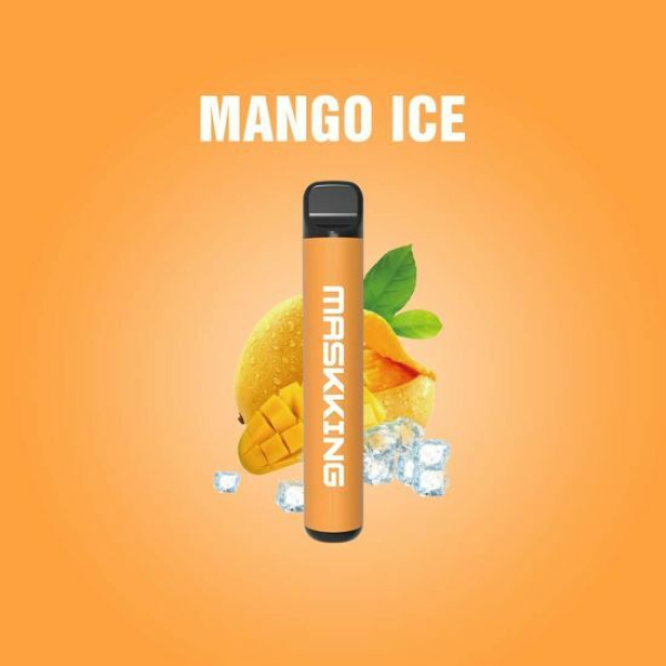 Одноразовая электронная сигарета Maskking High Pro Mango Ice (Манговый Лёд) 1000 затяжек в Петрозаводске