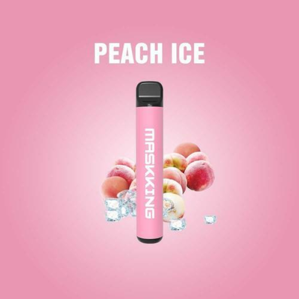 Одноразовая электронная сигарета Maskking High Pro Peach Ice (Персиковый Рай) 1000 затяжек в Петрозаводске