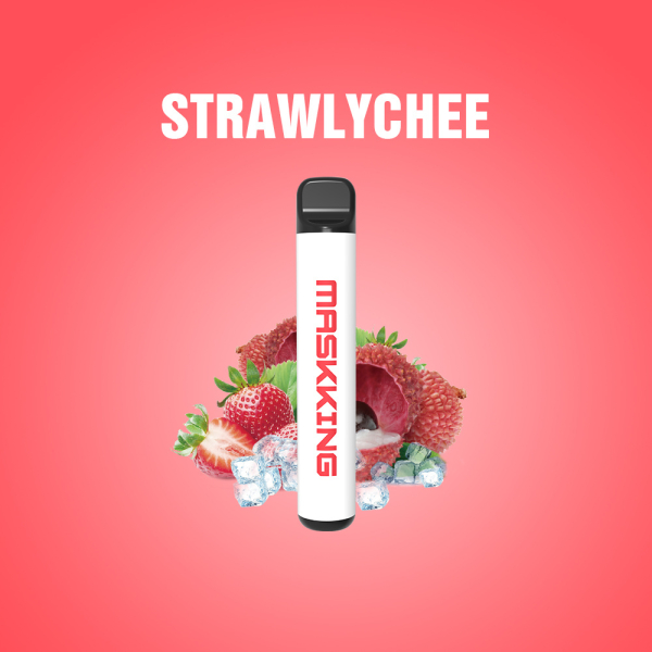 Одноразовая электронная сигарета Maskking High Pro Strawlychee (Клубника Личи) 1000 затяжек в Петрозаводске