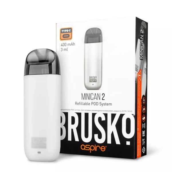 Brusko MINICAN 2 (400 мАч, Белый) в Петрозаводске