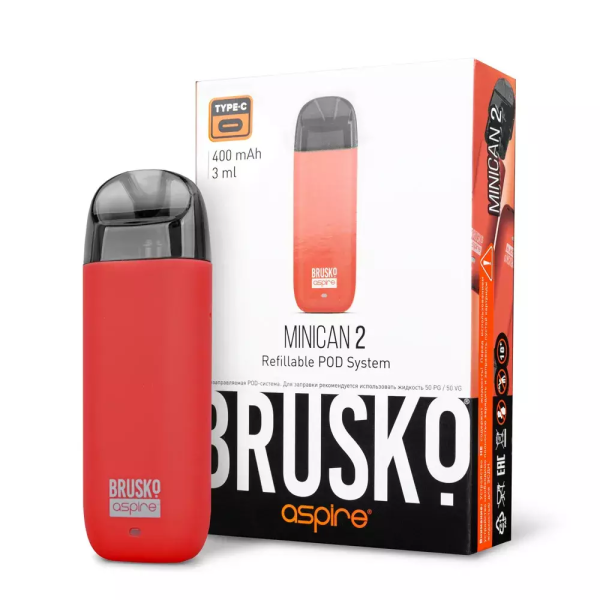 Brusko MINICAN 2 (400 мАч, Красный) в Петрозаводске