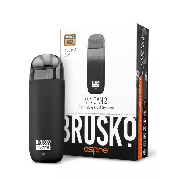 Brusko MINICAN 2 (400 мАч, Черный) в Петрозаводске