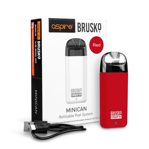 Brusko MINICAN plus (850 мАч, Красный) в Петрозаводске