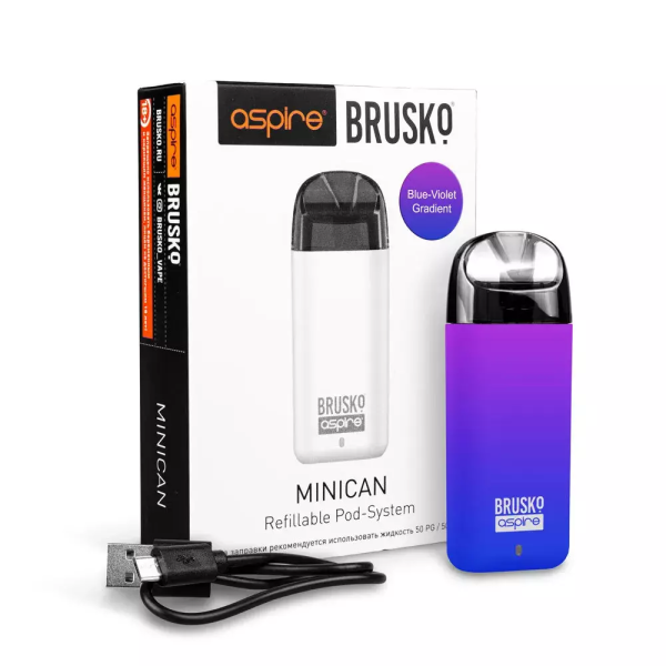 Brusko MINICAN (350 мАч, Синий,фиолетовый) в Петрозаводске