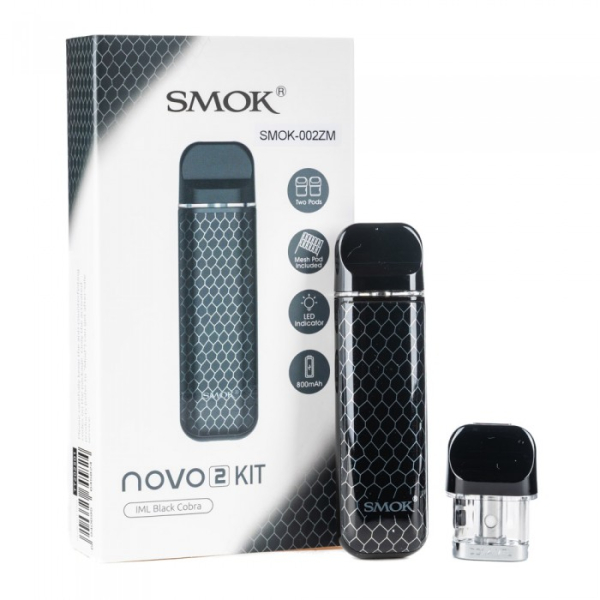 POD-система SMOK Novo 2 Pod 800 mAh Black Carbon в Петрозаводске