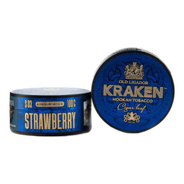 Табак Kraken Medium Seco Strawberr (Клубника) 100 гр в Петрозаводске