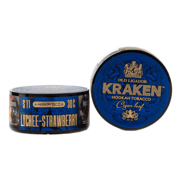 Табак Kraken Medium Seco Lychee strawberry (Личи и клубника) 30 гр в Петрозаводске